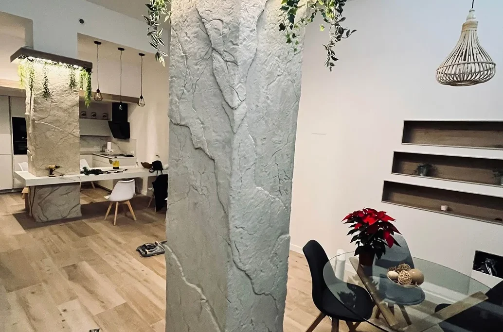 Vista global de loft reformado - salón comedor Rodero