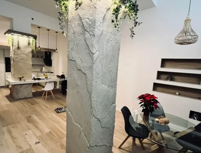 Vista global de loft reformado - salón comedor Rodero