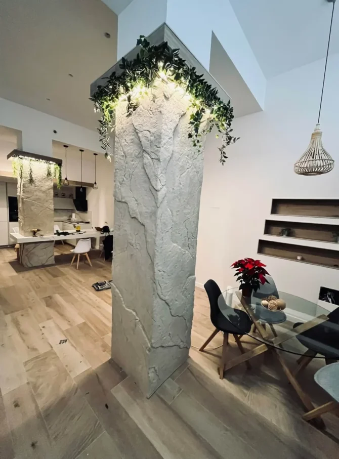 Vista global de loft reformado - salón comedor Rodero