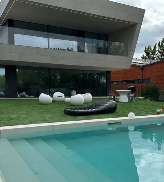 Vista global de la reforma de casa en Gorráiz. Rodero